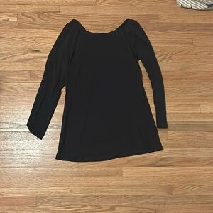 Lululemon black open back long sleeve